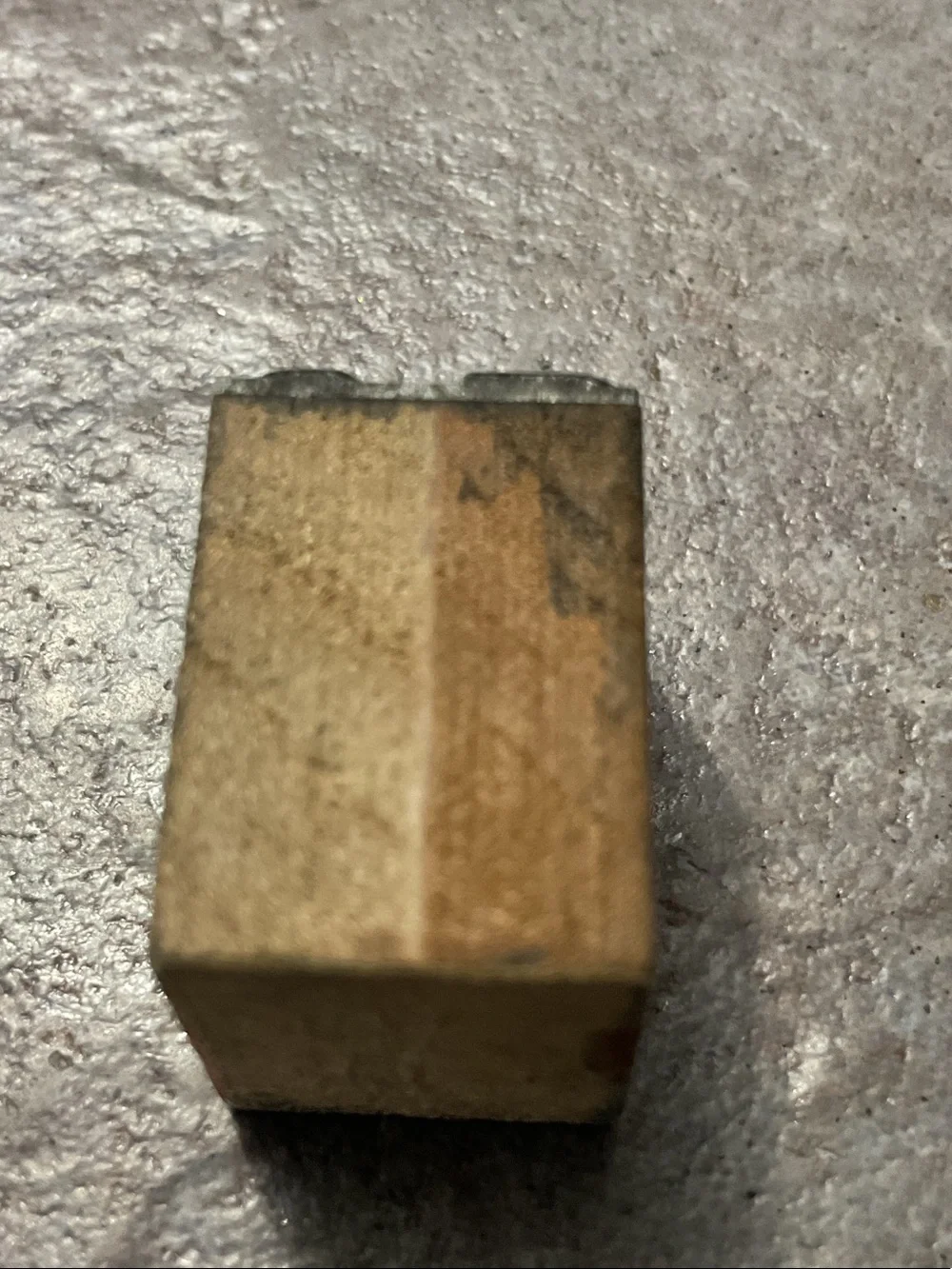 Vintage Letterpress Metal Type Block - 'bbc' Logo